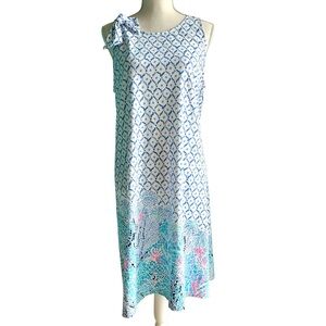 Lilly Pulitzer Luella Dress in the Sea La Vie Print Size Large
